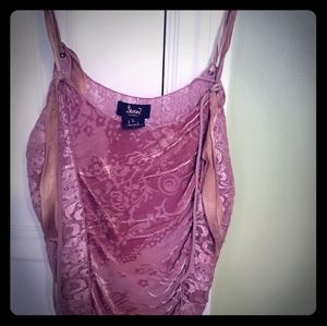 Seven7 Ballerina style lace/lycra tank